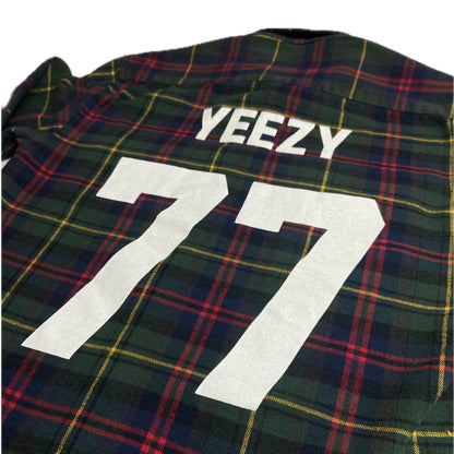 LES (ART)ISTS Green Yeezy 77 Flannel Shirt