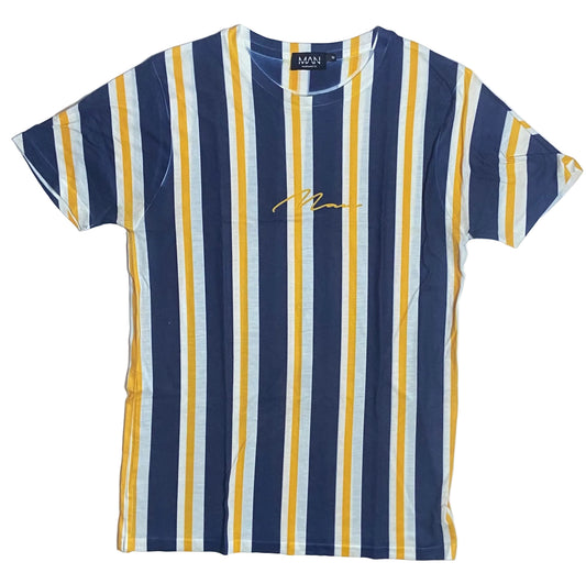 Multicolored stripes tshirt