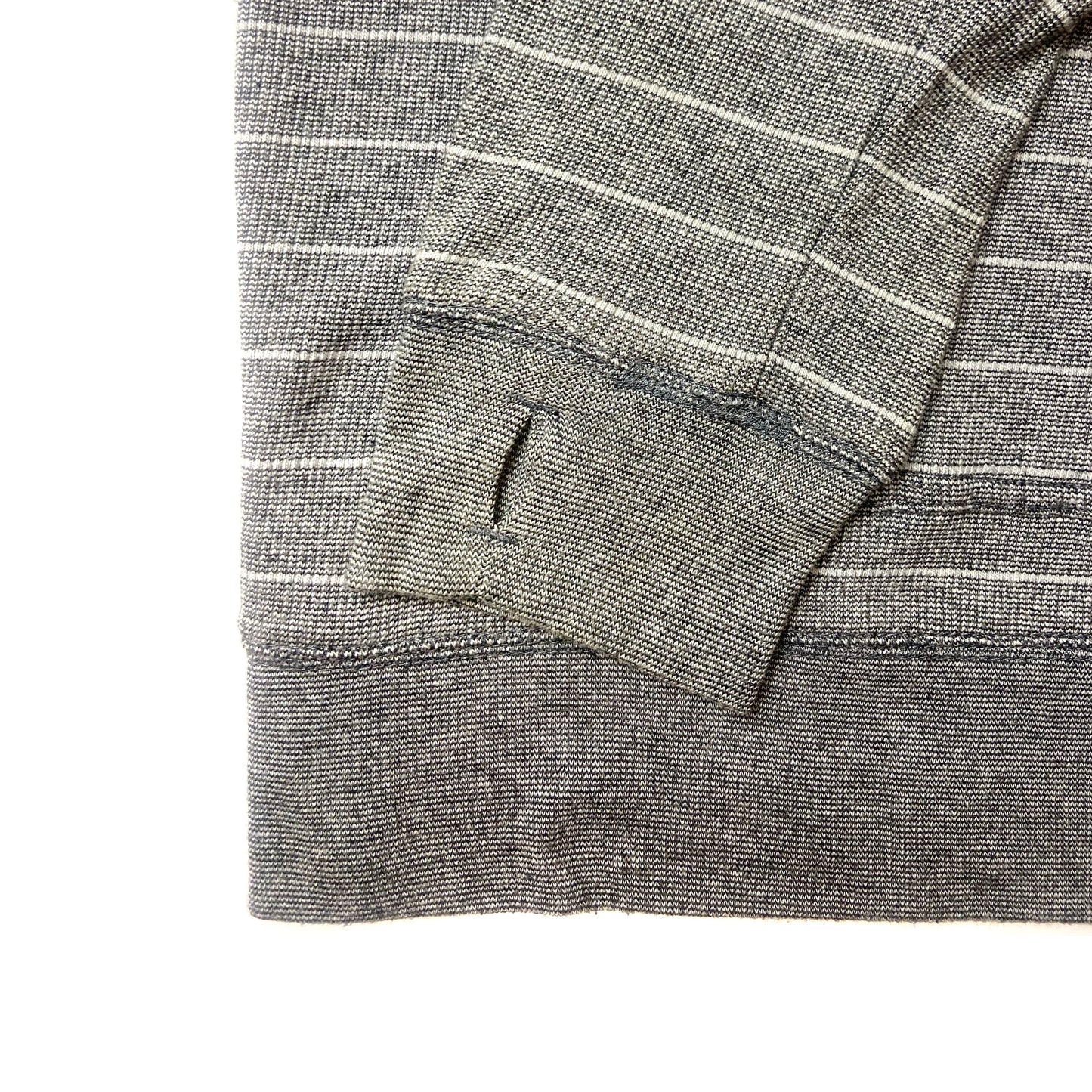 HURLEY hooded sweatshirt in grey with White stripes