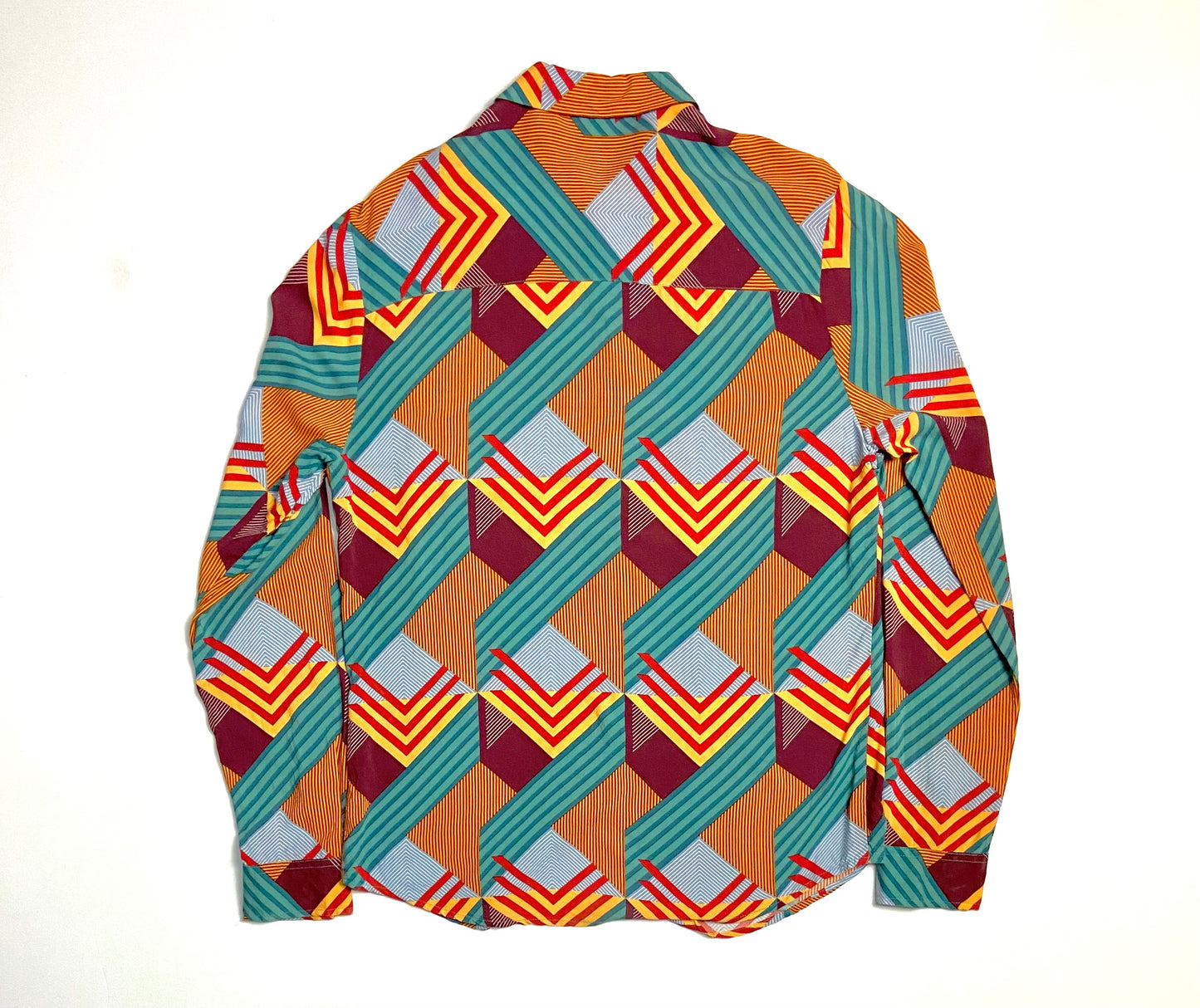 Retro 70s style long sleeve shirt