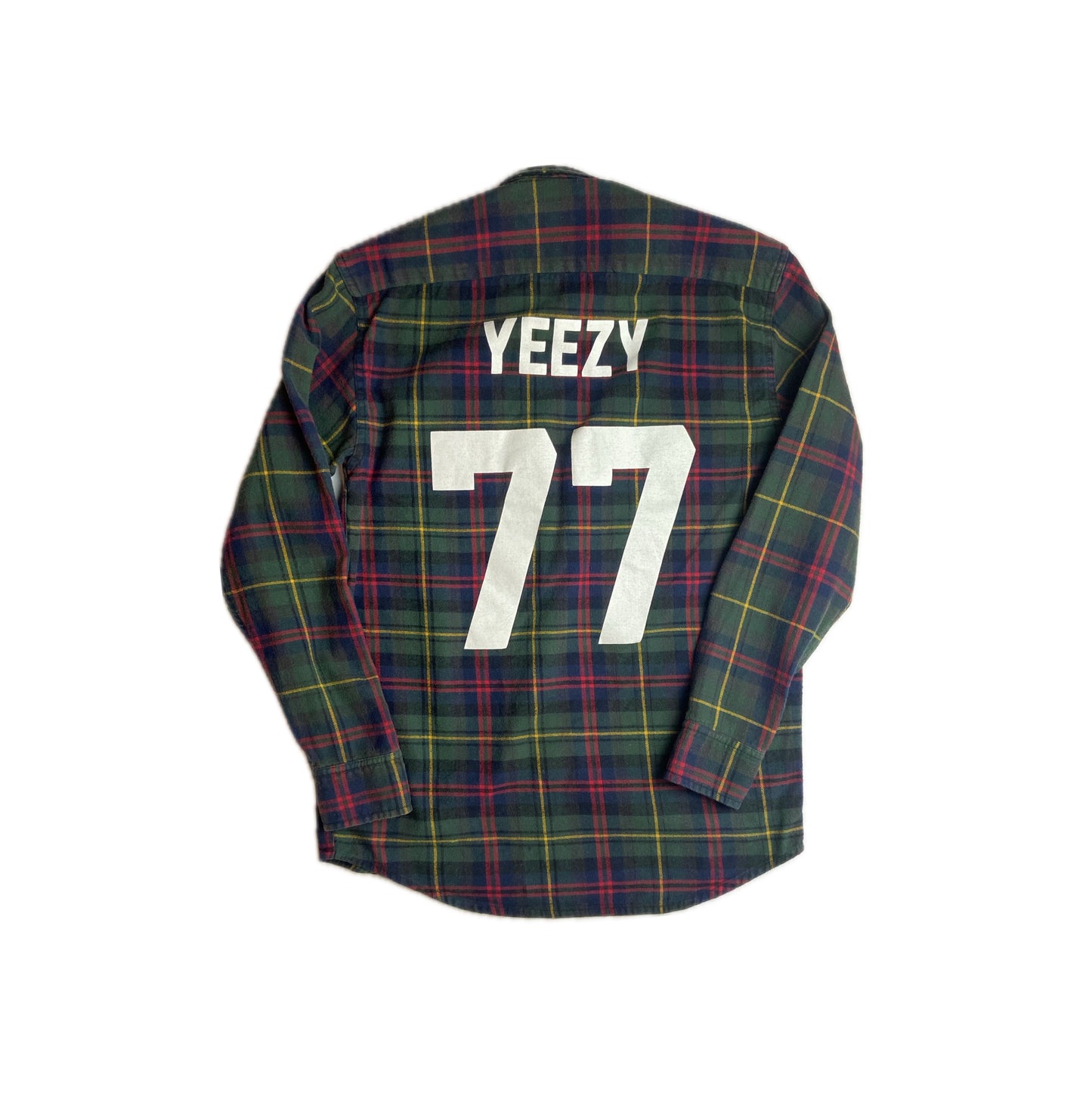 LES (ART)ISTS Green Yeezy 77 Flannel Shirt