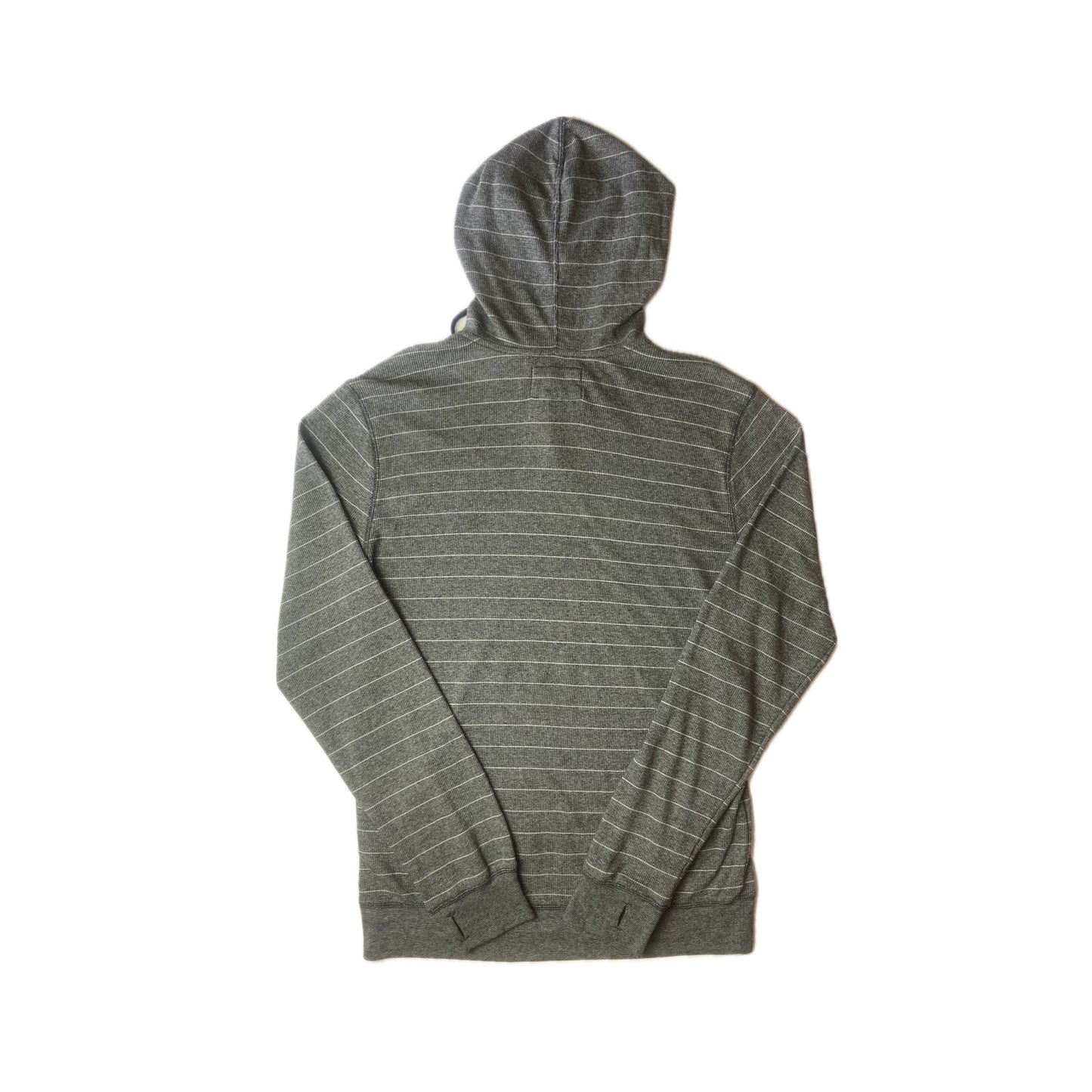 HURLEY hooded sweatshirt in grey with White stripes